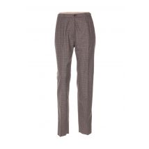 K'TENDANCES - Pantalon droit marron en polyester - Femme - Taille 40 - Modz