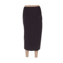 GUY DUBOUIS - Jupe mi-longue marron en polyester - Femme - Taille 40 - Modz