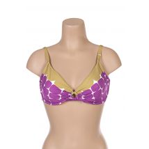 LOU - Haut de maillot de bain violet en polyamide - Femme - Taille 85C - Modz
