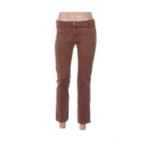 WAS - Pantacourt marron en coton - Femme - Taille W30 - Modz