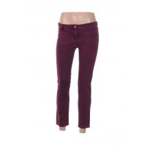 WAS - Pantacourt violet en coton - Femme - Taille W30 - Modz