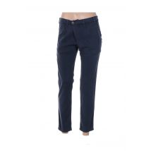 WAS - Pantacourt bleu en autre matiere - Femme - Taille W28 - Modz