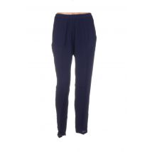 LAURENCE DOLIGE - Pantalon droit bleu en viscose - Femme - Taille 36 - Modz