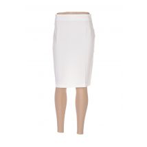 TENDANCE UNIQUE - Jupe mi-longue beige en polyester - Femme - Taille 38 - Modz