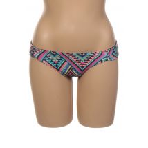 L*SPACE - Bas de maillot de bain rose en polyester - Femme - Taille 34 - Modz