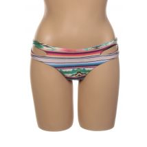L*SPACE - Bas de maillot de bain rose en polyester - Femme - Taille 34 - Modz
