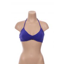 L*SPACE - Haut de maillot de bain bleu en lycra - Femme - Taille 40 - Modz