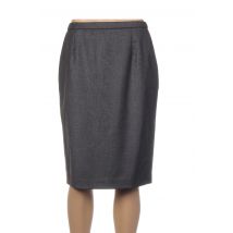 PAUPORTÉ - Jupe mi-longue gris en polyester - Femme - Taille 40 - Modz