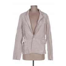 APRIL 77 - Veste casual beige en coton pour femme - Taille 40 - Modz