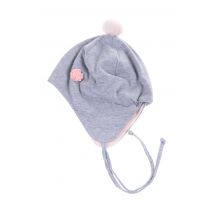 MAXIMO - Bonnet gris en coton - Fille - Taille TU - Modz