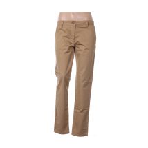 CHLOÉ STORA - Pantalon slim beige en coton - Femme - Taille 38 - Modz