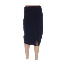 MARIE-SIXTINE - Jupe mi-longue bleu en coton - Femme - Taille 34 - Modz