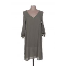 POUPÉE DE SOIE - Robe mi-longue vert en polyester - Femme - Taille 38 - Modz
