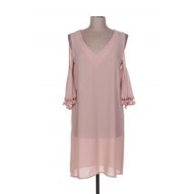 POUPÉE DE SOIE - Robe mi-longue rose en polyester - Femme - Taille 36 - Modz