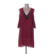 POUPÉE DE SOIE - Robe mi-longue rouge en polyester - Femme - Taille 36 - Modz