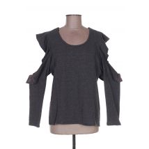 POUPÉE DE SOIE - Sweat-shirt gris en polyester pour femme - Taille 36 - Modz