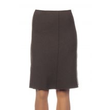 ROSSO 35 - Jupe mi-longue vert en laine vierge - Femme - Taille 36 - Modz