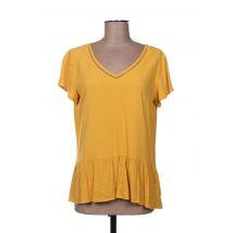 C'EST BEAU LA VIE - Tunique manches courtes jaune en viscose - Femme - Taille 38 - Modz
