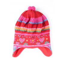 MAXIMO - Bonnet rouge en coton - Fille - Taille TU - Modz