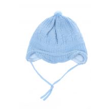MAXIMO - Bonnet bleu en merinos - Garçon - Taille TU - Modz