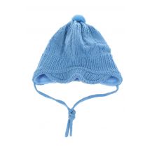 MAXIMO - Bonnet bleu en merinos - Fille - Taille TU - Modz