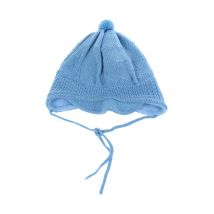 MAXIMO - Bonnet bleu en merinos pour garçon - Taille 3 M - Modz