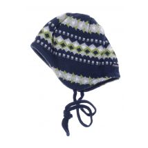 MAXIMO - Bonnet bleu en laine vierge - Garçon - Taille TU - Modz