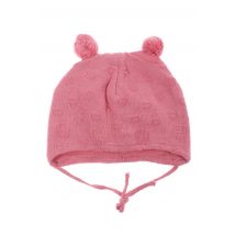 PUSBLU - Bonnet rose en coton - Fille - Taille TU - Modz