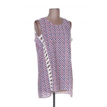 ARELINE - Tunique sans manche rouge en viscose - Femme - Taille 40 - Modz