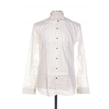 AUTHENTIQUE - Chemise manches longues beige en coton - Homme - Taille XS - Modz