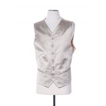 GREGE CREATION - Gilet sans manche beige en soie - Homme - Taille XL - Modz