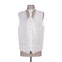 CLAUDE GABRIEL - Gilet sans manche beige en polyester - Homme - Taille L - Modz