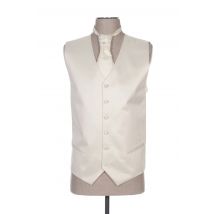 CLAUDE GABRIEL - Gilet sans manche beige en polyester - Homme - Taille L - Modz