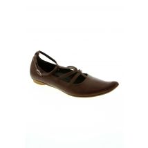 IPPON STYL - Ballerines marron en cuir - Femme - Taille 36 - Modz