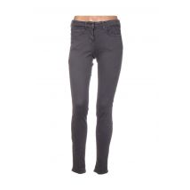 SANDWICH - Jeans coupe slim gris en coton - Femme - Taille 36 - Modz