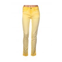 MADO ET LES AUTRES - Pantalon casual jaune en coton - Femme - Taille 36 - Modz