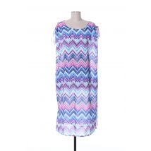 ANITA - Robe mi-longue bleu en polyester - Femme - Taille 38 - Modz