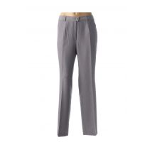 GERKE MY PANTS - Pantalon casual gris en polyester - Femme - Taille 52 - Modz