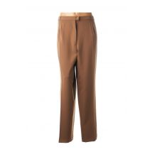 ANNE KELLY - Pantalon chic marron en polyester - Femme - Taille 52 - Modz