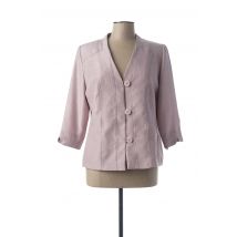IMPULSION - Veste chic rose en polyester - Femme - Taille 40 - Modz