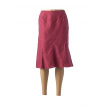 FRANCE RIVOIRE - Jupe mi-longue rouge en polyester - Femme - Taille 40 - Modz