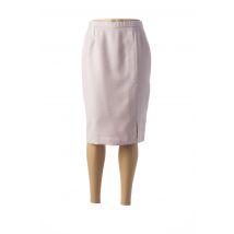 IMPULSION - Jupe mi-longue rose en viscose - Femme - Taille 40 - Modz