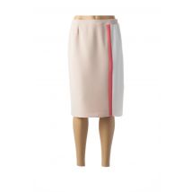IMPULSION - Jupe mi-longue beige en polyester pour femme - Taille 44 - Modz