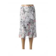FRANCE RIVOIRE - Jupe mi-longue gris en polyester - Femme - Taille 42 - Modz