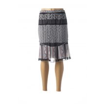 FRANCE RIVOIRE - Jupe mi-longue noir en polyester - Femme - Taille 40 - Modz
