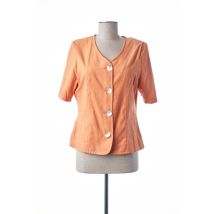 UN POINT C EST TOUT - Veste chic orange en polyester - Femme - Taille 38 - Modz