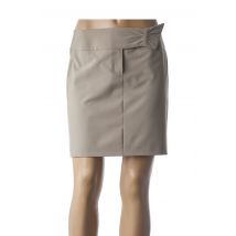 TEENFLO - Jupe courte beige en polyester - Femme - Taille 34 - Modz