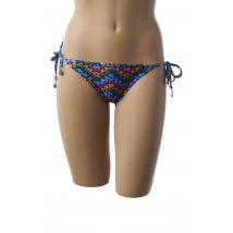 100% BRASIL - Bas de maillot de bain bleu en polyamide - Femme - Taille 42 - Modz