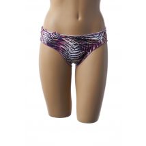 100% BRASIL - Bas de maillot de bain violet en polyamide - Femme - Taille 36 - Modz