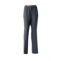 GEVANA - Pantalon casual gris en polyester - Femme - Taille 52 - Modz